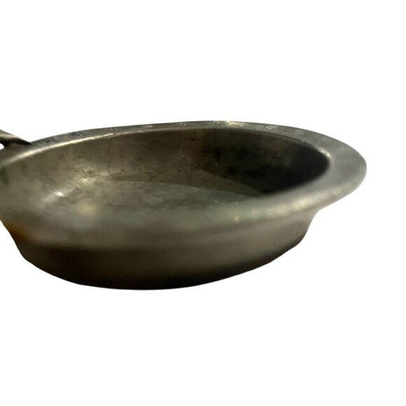 Vintage Yamaka & Co Japan Pewter Goose Tray Red (Possible Jade/Coral) Eyes - Picture 10 of 13